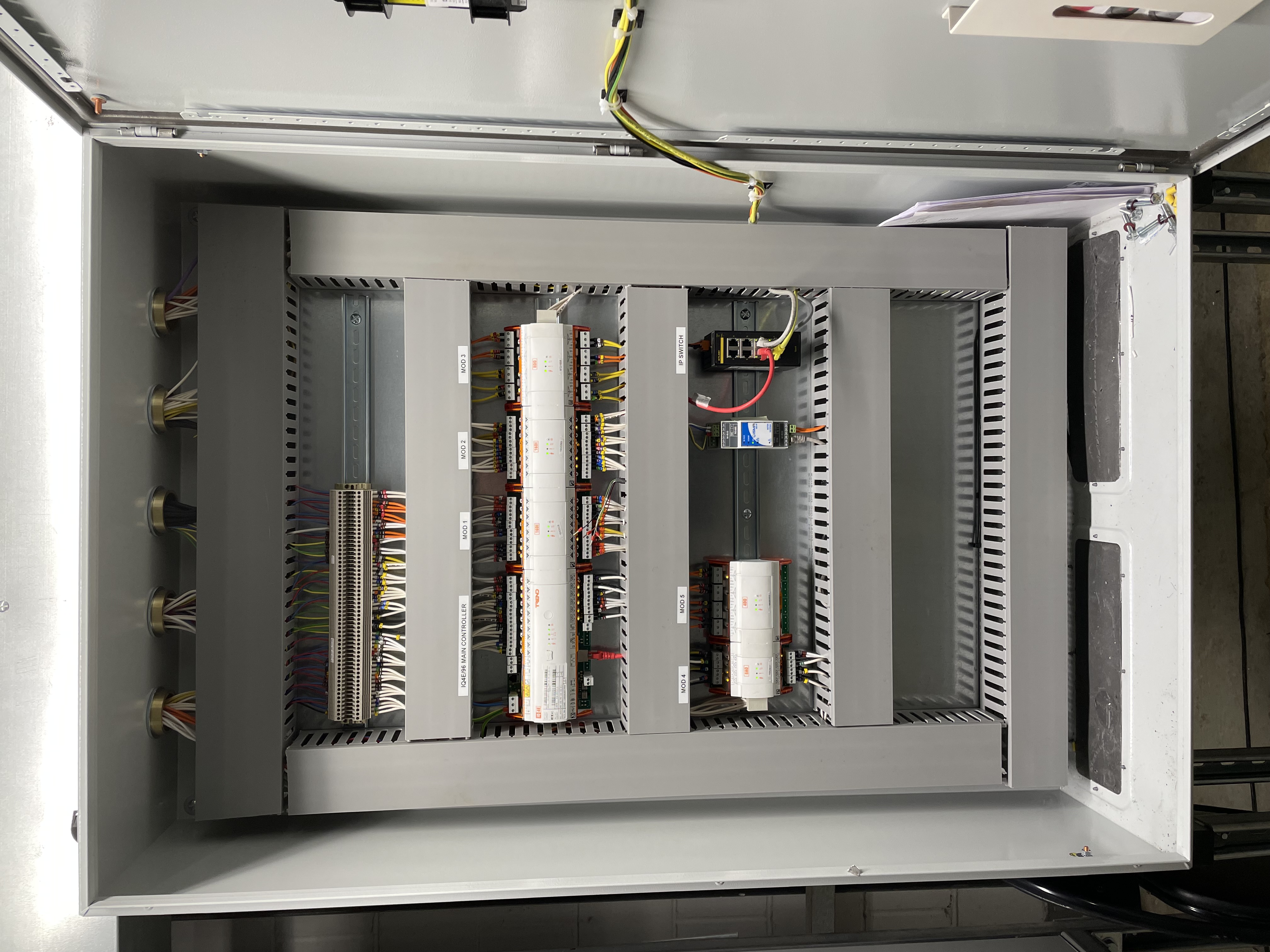50 Farringdon Road Panel design and Install CP2 Control Section